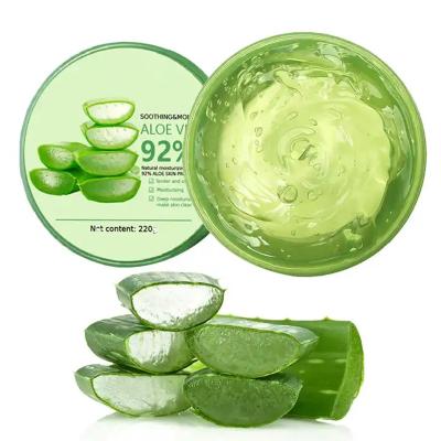 China Custom Natural Green Aloe Vera Gel Private Label Thailand Nature Soothing Moisturizer Organic Moisturizing Aloe Vera Gel For Skin Care for sale