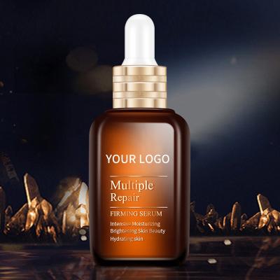 China Skin Revitalizer Logo Vitamin C Custom Skin Care Essence Private Label Moisturizing Serum Hyaluronic Acid Six Ampoule Anti Aging Peptide Face Serum for sale