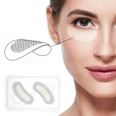 China Anti-Wrinkle Needle Hyaluronic Acid Custom Dissolving Hydrating Micro Eye Patches Private Label Needle Hyaluronic Acid Micro Eye Patches for sale