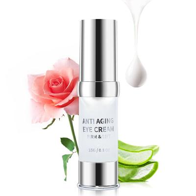 China Custom Anti-Puffiness Cosmetics Wrinkle Removal Eye Cream Glycolic Acid Private Label Vitamin B5 Hyaluronic Acid Eye Cream For All Skin Types for sale