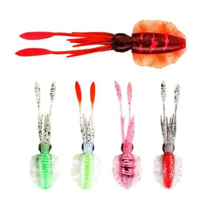 China Environmental Bright Squid 14.7g PVC Soft Lure Fishing Bait 155mm for sale