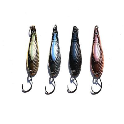 China Zinc Alloy Small Water Monster Fishing Lure Freshwater Spoon SL-LX-036 for sale