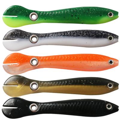 China New Loach 6g PVC 10cm Swim Bait Artificial Swing Tail Soft Lure Fishing Wholesale for sale