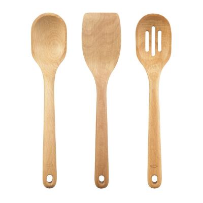 China Home Kitchen Cooking Good Grips 3- Piece Wooden Utensil Set for sale