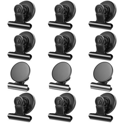 China Sustainable 12pack Fridge Magnets Refrigerator Magnets Magnetic Clips Heavy Duty Detailed List Display Fasteners on Home& Kitchen for sale