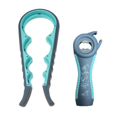 China Jar Opener for Seniors with Arthritis,Jar Opener for Weak Hands,5-in-1 Bottle Opener,4-in-1 Can Opener(Blue) KT006 for sale