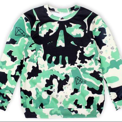 China New Arrival Female Anti-pilling Hoodie Cheap Price Plus Size Army Print N9-71 for sale