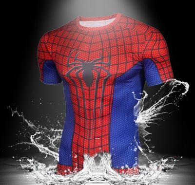 China Wholesale 3D Printing T-shirt Super Hero Anti-pilling Tops Plus Size N10-14 for sale