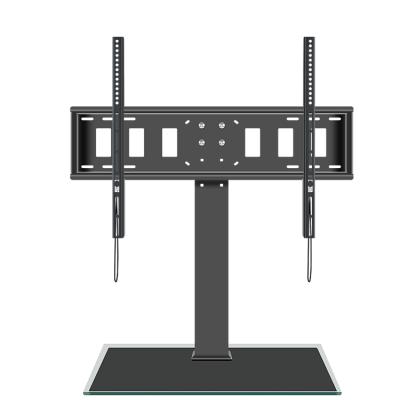 China Heavy Duty Base Support Tablet Mount Table Top Bracket TV Monitor Wall Mount Bracket Fits 37-65 Inch TV Stand for sale