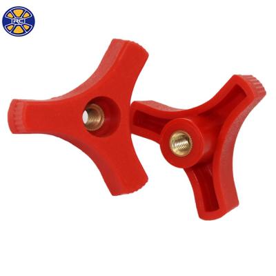 China To be used for access panel or furniture custom wire plastic triangle shape holding down hand knobs for sale