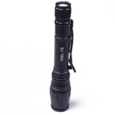 China Deluxe Telescopic Focal Length Adjustable Flashlight With Adjustable Focus For XML T6 LED Ultra Bright Camping Rise Flashlight for sale