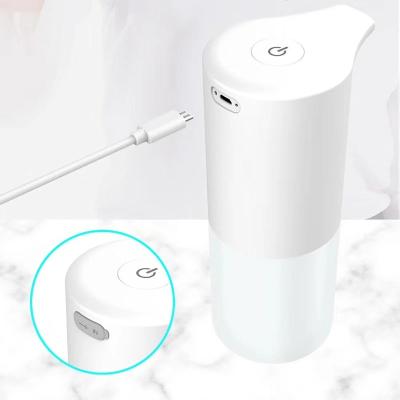 China Modern Hot Sale ABS USB Rechargeable Automatic Soap Hand Sanitizer Dispenser for sale