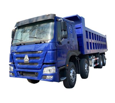 China Sinos popular chinese blue howo 8*4 trucks man trucks and used dump truck tipper for sale > 8L for sale