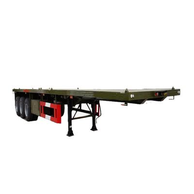 Κίνα New truck trailer used semi flatbed trailer container semi trailer low price 13m trailer for export προς πώληση