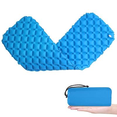 China Outdoor Activity Sleeping Beach Pillow Mattress Top Seat Inflatable Camping Air Bed Mattress for sale