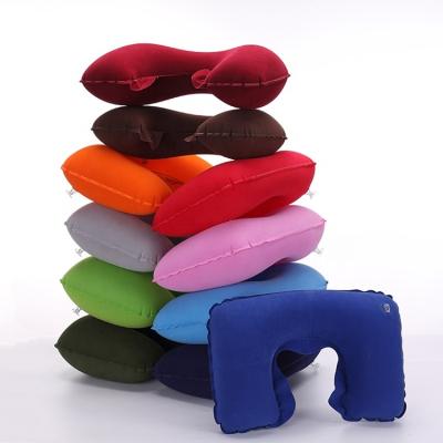 China Magnetic Airplane Travel Neck Inflatable U Shaped Pillow for sale