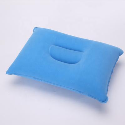 China Anti-Apnea Promotional Outdoor Camping Inflatable Air Travel Pillow for sale