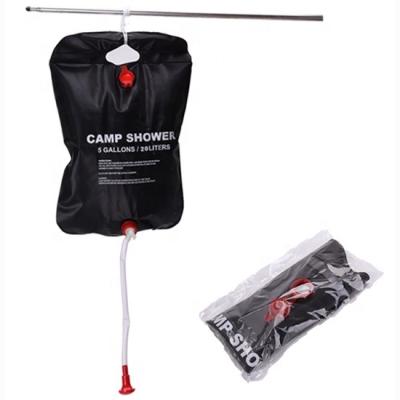 China Outdoor 20L PVC Shower Bag Eco - Friendly / Portable 5 Portable Camping Solar Shower Bag for sale