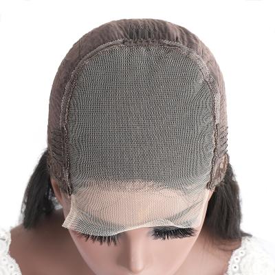 China 100% Swiss Lace 5x5 Hood Inner Net Front Wig Soft Thick Smooth Hair Unite Lace Hair Shedding Swiss Barely Shedding for sale