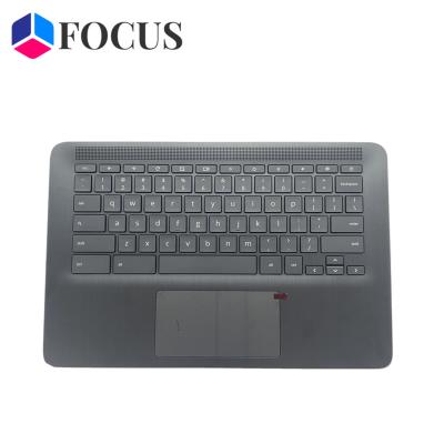 China For HP Chromebook 14 G6 For HP Chromebook 14 G6 Palmrest Uppercase with Backlit Keyboard and Touchpad L90460-001 for sale