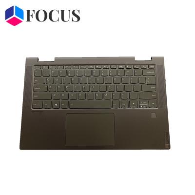 China For Lenovo Yoga 7-14ITL05 For Lenovo Yoga 7-14ITL05 Upper Palmrest With Keyboard Touchpad Green Backlit 5CB1A08879 for sale