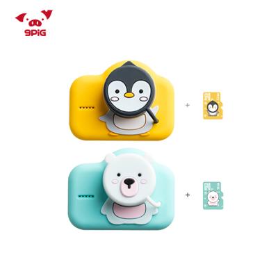 China Recording Function 9PIG 2021 Customizable Children Toys USB Children Screen Digital Child Camera Portable Mini Birthday Gifts Baby Camera HD for sale