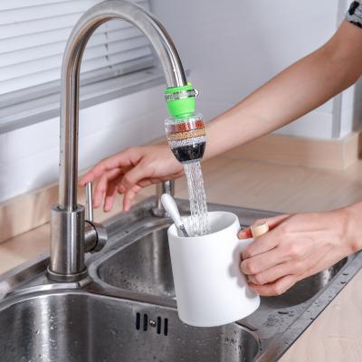 China Strongly Remove Rotating Faucet Splashproof Filter Kitchen Household Sand Removal Medical Stone Water Purifier for sale