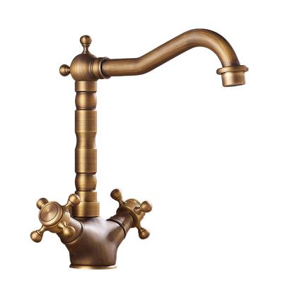 China Online Buying China Factory Faucet Bathroom Fittings Brass Thermostatic Faucets Water Taps Two Handle Basin Mixer for sale