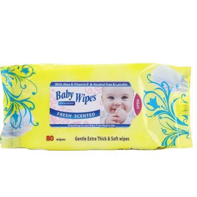 China Baby Wipes Wet Skin Care Skin Care Baby Cleaning Cloth for sale