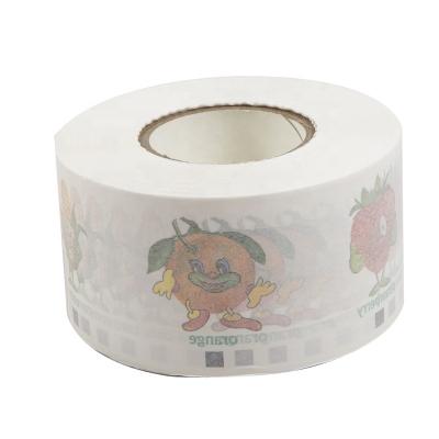 China Printed High Quality Quanzhou Cartoon Decoration Strip For Baby Disposable Diaper Raw Material for sale