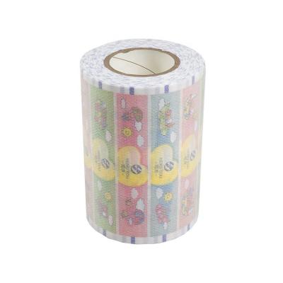 China OEM Color Embroidered Strong Disposable Magic Frontal Tape For Making Diapers Baby for sale