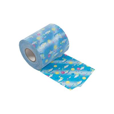 China OEM&ODM Printed Soft Yarn Side Frontal Tape For Baby Adult Diapers for sale