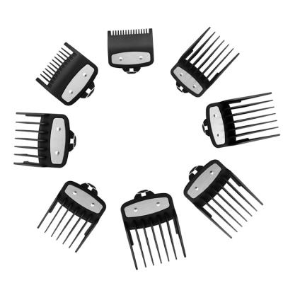 China Salon Professional Factory Direct Magnet Limit Comb 8 Set Salon Barber Male Modeling Limit Comb Hair Set for sale