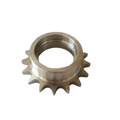 China Construction Material Shops SUS304 Stainless Steel Sprocket For Match Two Chain Bearings for sale