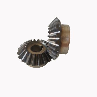 China 20T Construction Material Stores 45C Steel 2m Small Sprocket Gear Ratio Set 1:1 For Manual Lawn Mower Seeder for sale