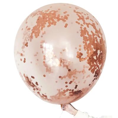 China Top Grade 36Inch Jumbo Latex Confetti Balloons Giant Latex Balloon With Confetti Latex Glitter Balloons For Birthday Party Decoration for sale