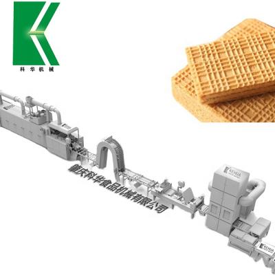 China Fully Automatic High Quality Soft Waffle Biscuit Kehua Waffle Production Line for sale