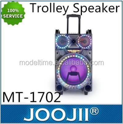 China With Colorful LED Light MT-1702 Trolley Speaker With Colorful LED Light for sale