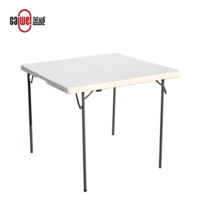 China Creative and Portable Folding Square Plastic Table Directly Selling from Manufacturer Te koop