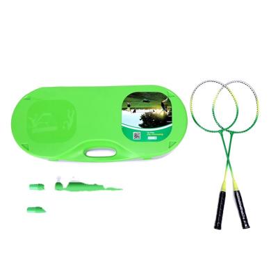 China Portable Badminton Set Cheapest Best Quality Steel Badminton Set Top Brand Racket Badminton Set For Players for sale