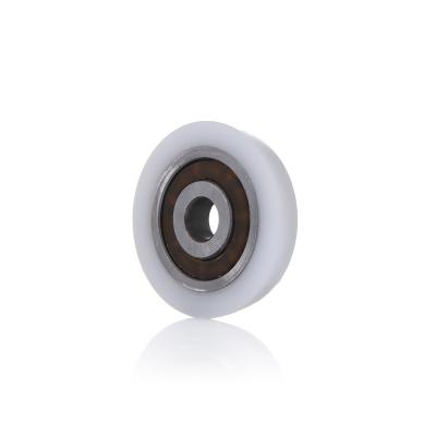 China Ball Bearings High Speed ​​Unique Design Wear Resistant Nylon Door Pulley With Round Shape for sale