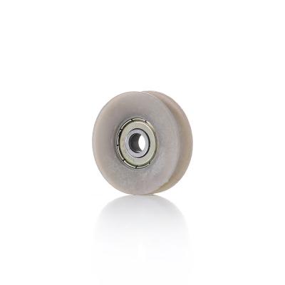 China High Speed ​​Ball Bearings Nylon Pulley Roller Wheel With Bearings For Sliding Shower Door for sale