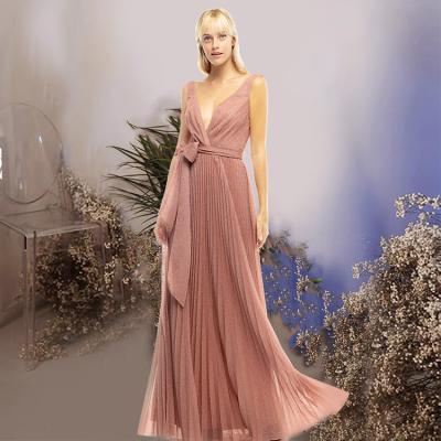 China Anti-Static Drop Shipping Sleeveless Sexy Classic Prom Dress Ladies Weeding Sexy Dinner Party Dresses for sale