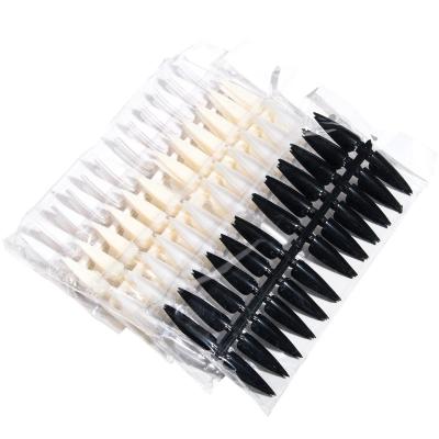 China Easy Apply 240 Tips/Set Long Tips Stilettos Watch Press On False Nail Acrylic Nail Tips For Salon for sale