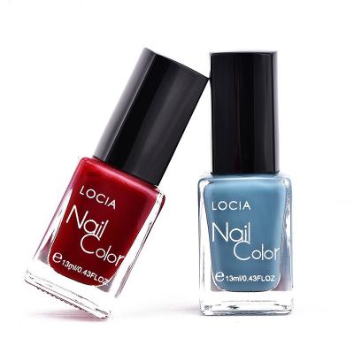 China 38 Colors 13ML Private Label Nail Polish Eco-friendly Water Based Nail Polish Peelable For Salon Custom for sale