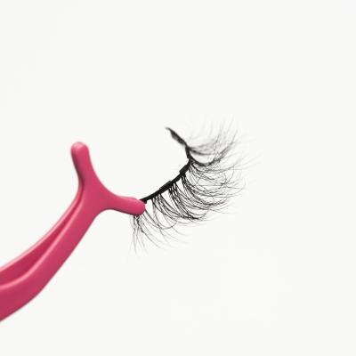 China 2021 25mm Mink Eyelash 3D Premade Long Natural Private Label Fan Eyelash Extension Supplies for sale