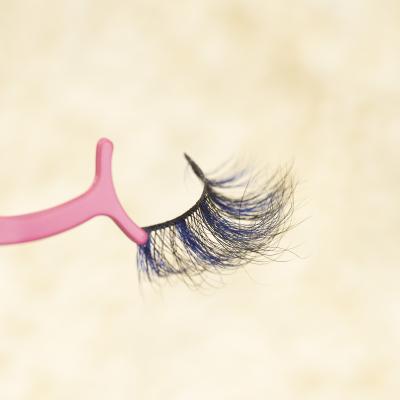 China 2021 Real 3d eyelash 25mm group eyelash minks long natural eyelash volume for sale