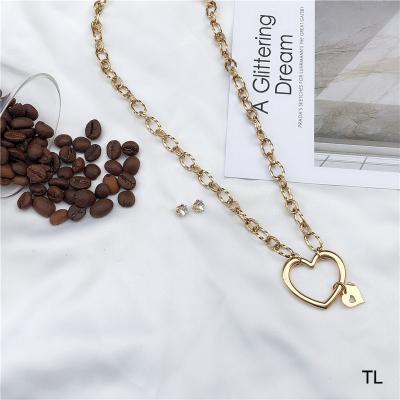 China Manufacturer factory price fashionable cheap classic love heart stainless steel gold jewelry set, women jewelry set, jewelry set for sale