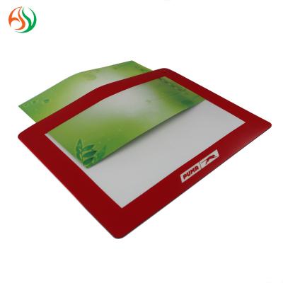 China AY Viable Recycled Eco Friendly Frame Photo Rubber and PVC Mat Window Display Desk Pad Counter for Advertising Gift for sale