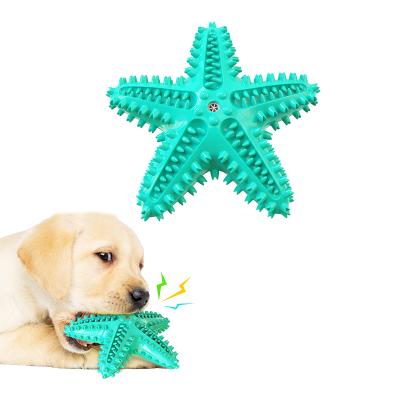 China Viable Pet Supplies Starfish Train Design Squeaky Toys For Dog Toys Puppy Dog Large Squeaky Toy for sale